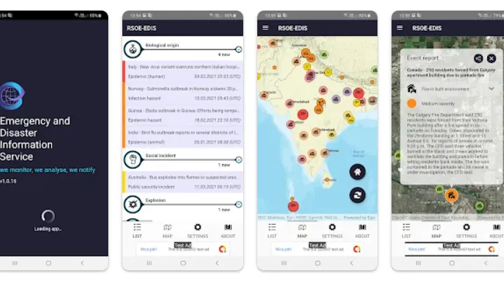 Kép az RSOE-EDIS alkapmazásról